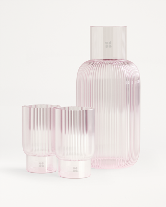 Fluted Carafe Set